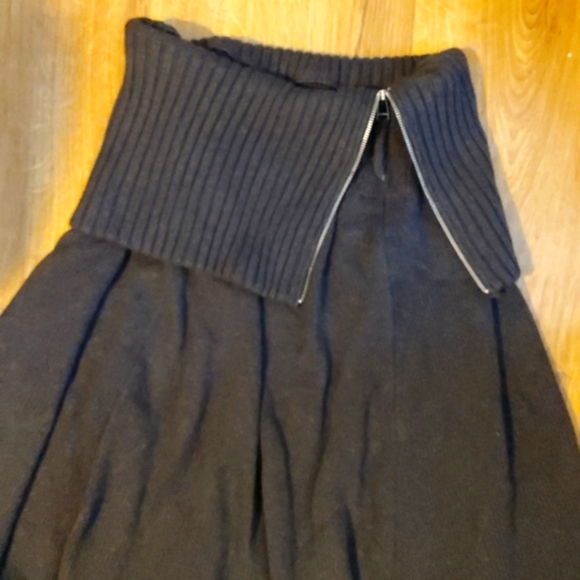 💥Nwot💥ACROBAT Brown Poncho w/ Zippered Collar - Picture 6 of 8